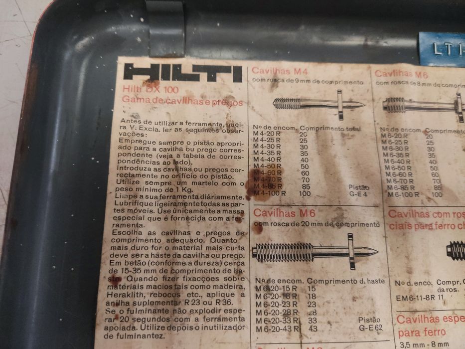 Hilti dx 100 a fulminante