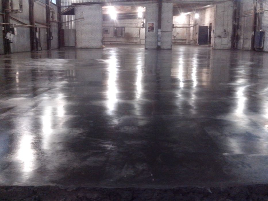 Топинговый пол.Бетонные полы.Бетонная стяжка.