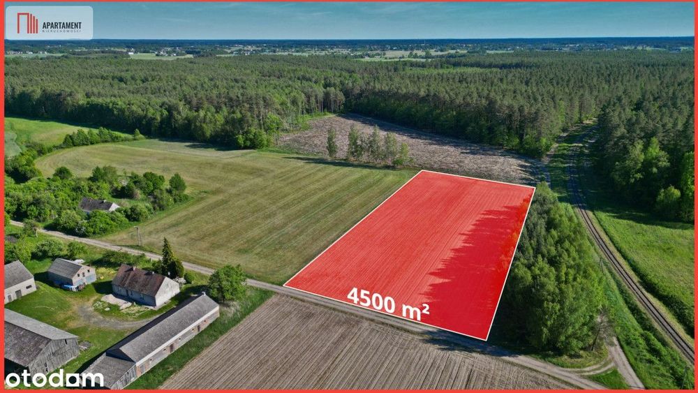 Tylko u nas!4500 m² ciszy i zieleni–Bory Tuchols