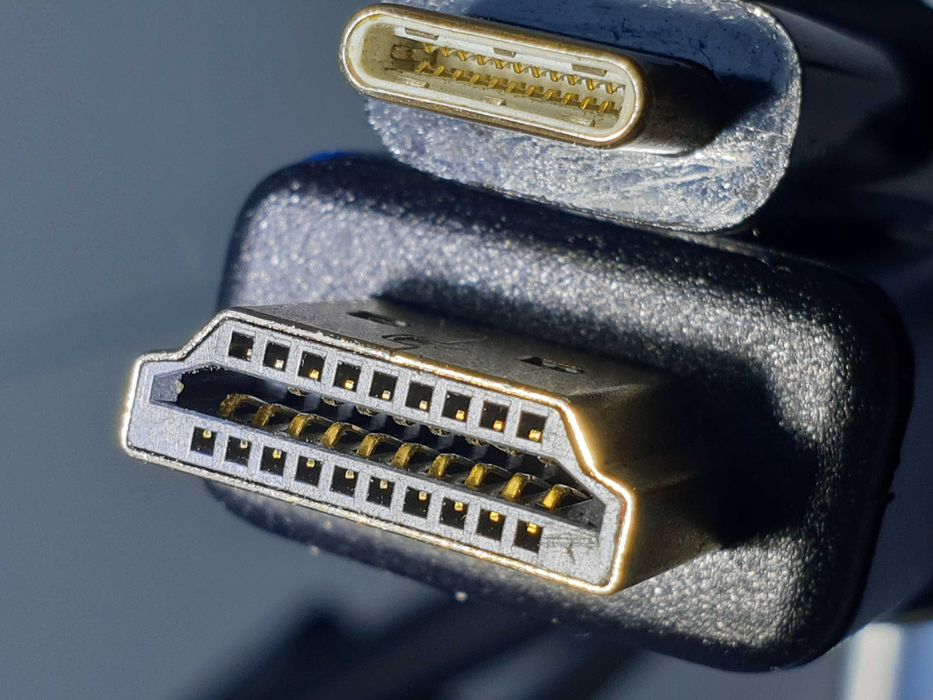 адаптер  USB C to HDMI  Thunderbolt 3/4 Windows, Mac або ChromeOS 1.2м