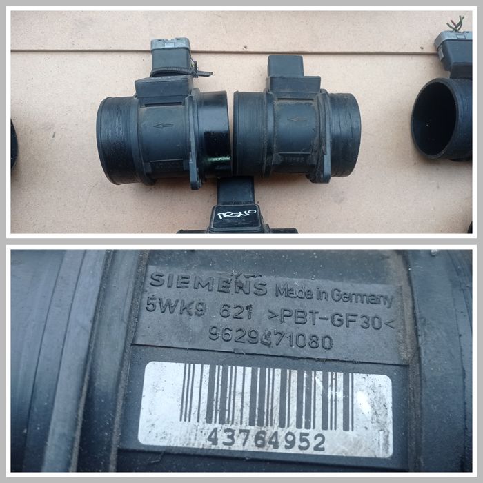 ДМРВ Пежо Ситроен Siemens 5WK9 623 9628336380/ 9650010780 7.28342.04
