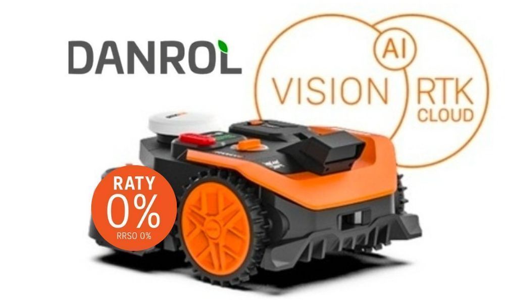 Worx Landroid Vision Cloud m650 WR365E Robot koszący 2WD RTK 650 m2