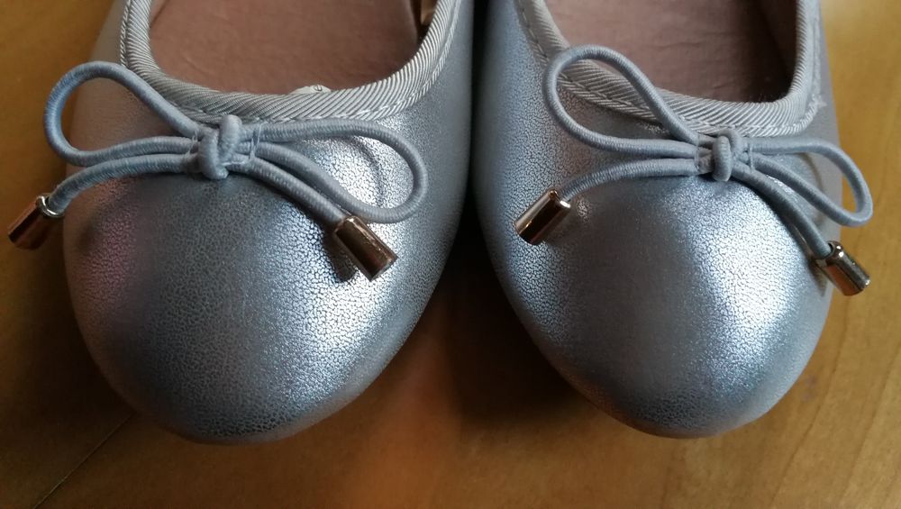 Newly Released Silver Sabrinas, Size 38