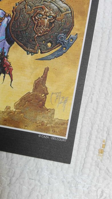 Caza - BD - Ex-libris assinado (Kris Kool, Monde d'Arkadi), Delcourt