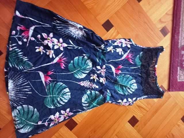 Sukienka krótka rozmiar S M 36 38 - na lato przewiewna