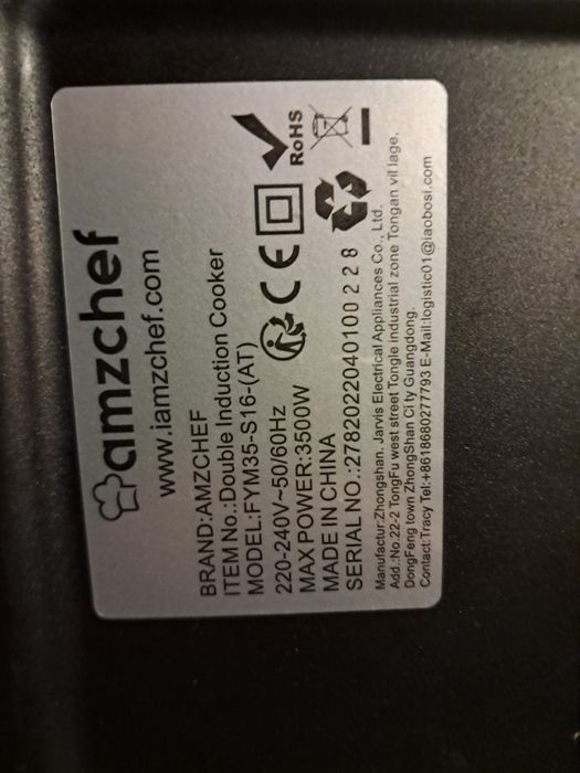 Plyta indukcyjna amzchef