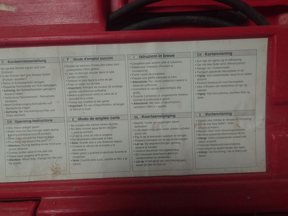 Zamrażarka do rur Rothenberger