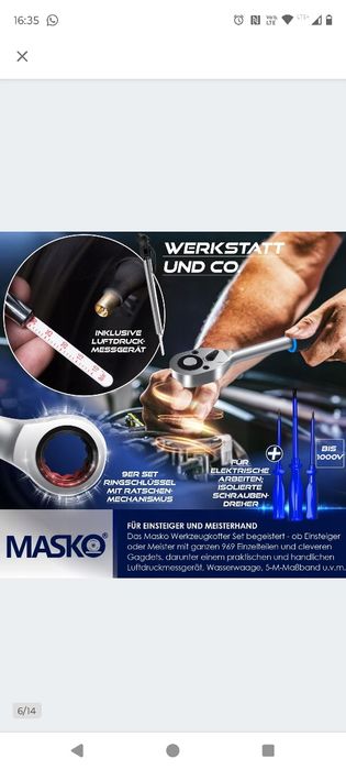 Walizka z narzędziami 969 elementów