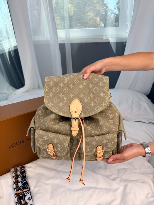 Рюкзак Louis Vuitton Monogram Denim Backpack Olive