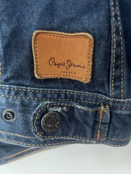 Pepe jeans M niebieska katana granat jeansowa damska