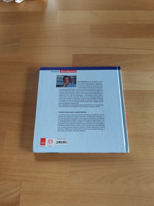 Livro infantil "O Senhor do seu Nariz e outras histórias" de Álvaro Magalhães