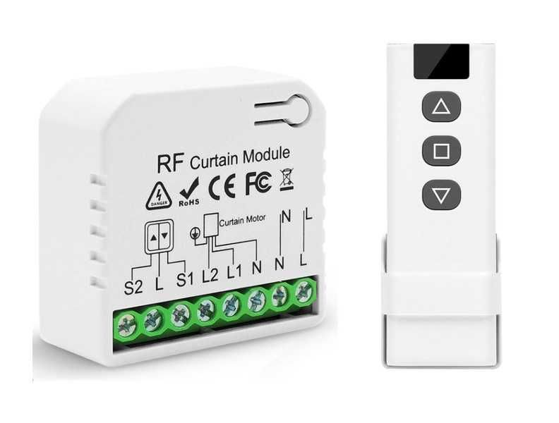 Dopuszkowy sterownik rolet + pilot Tedeligo
