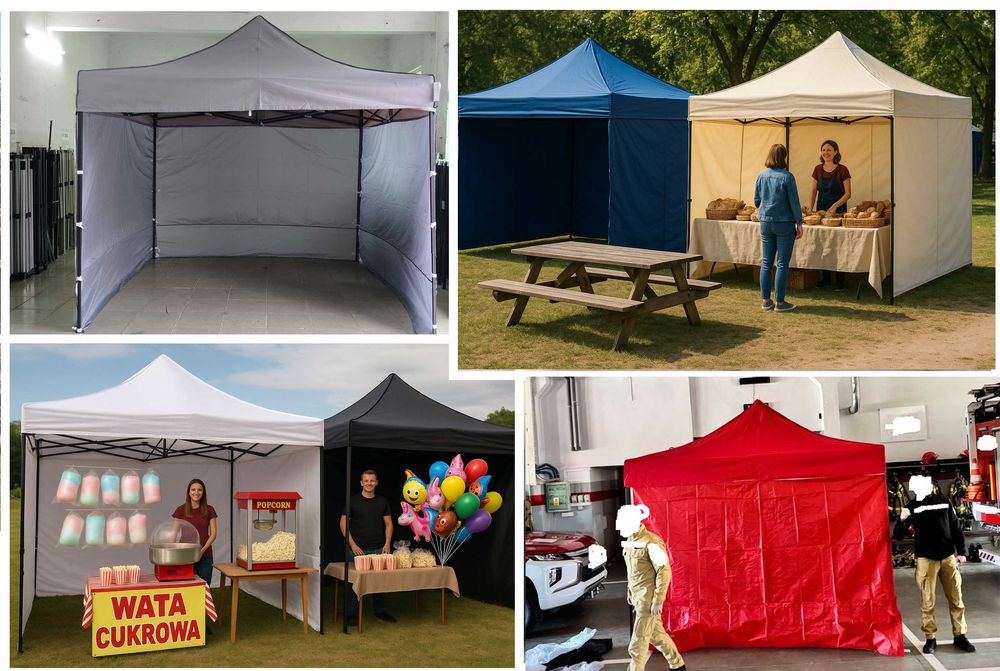 3x3 GRUBY DACH poszycie NAMIOTU Handlowego Pawilonu Ogrodowego 2x2 3x6