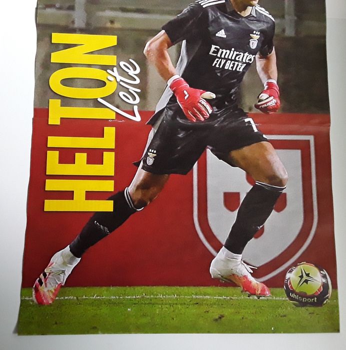 Poster Helton Leite do S L B - Sport Lisboa e Benfica