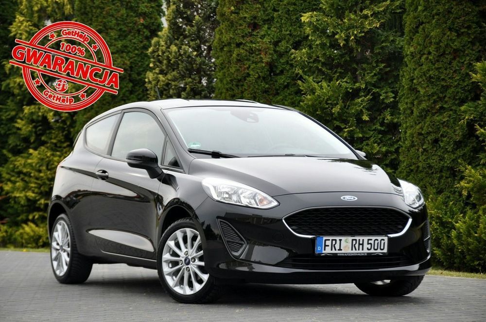 Ford Fiesta 1.1i(85KM)*Czarna*Klimatyzacja*Welur*I Właściciel*Alu 16"ASO Ford