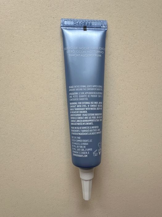 Summer Fridays Jet Lag Overnight Eye Serum