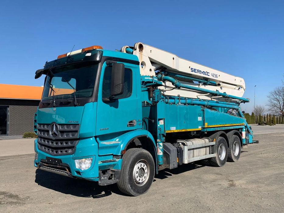 Mercedes-Benz AROCS 2636 6x4 EURO6 POMPA DO BETONU SERMAC 4Z36  | 2 SZTUKI | Gotowa do pracy | 2 piloty | 1 wł | 36 m | 4 ramiona |