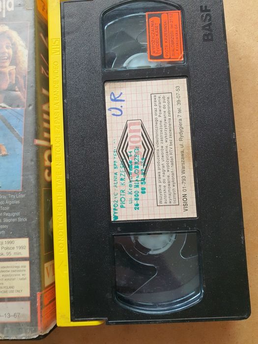 9 i 1/2 Ninja kaseta VHS VISION
