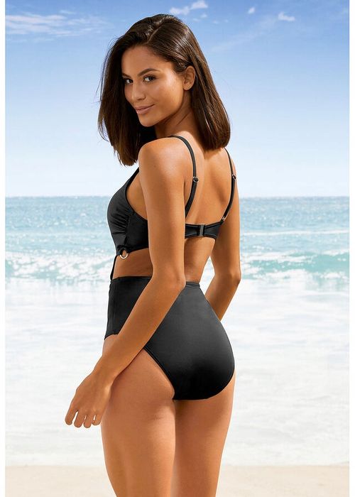Kostium kąpielowy monokini czarny ^42