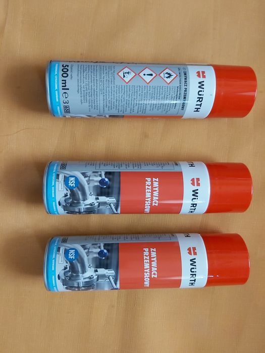 Wurth zmywacz przemysłowe 500ml x 3 sztuki