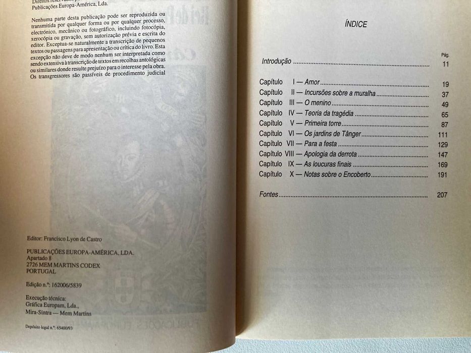 Vida de Sebastião: Rei de Portugal, de António Cândido Franco
