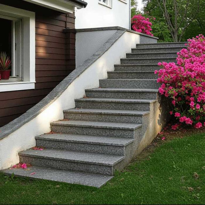 Stopnie Podstopnie Schody granitowe pod wymiar Płytki kamienne