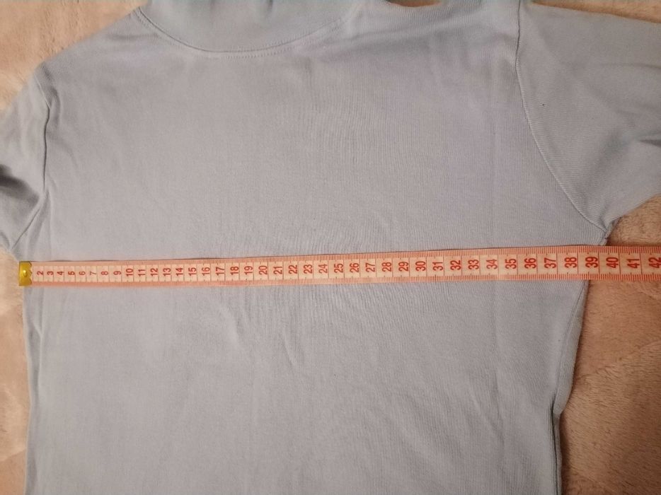 Bluzka golf r. 128 niebieski dla dziewczynki lub chłopca.