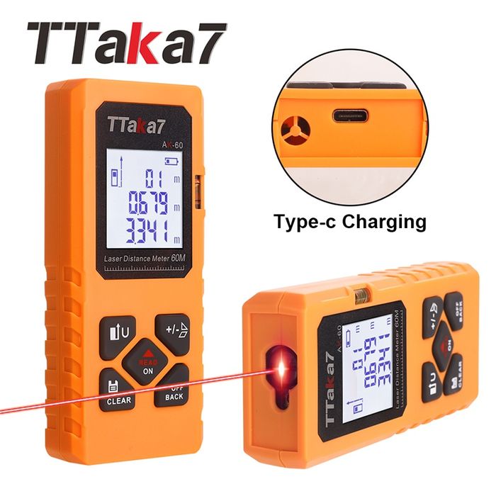 Dalmierz laserowy miernik odległościowy 60 m