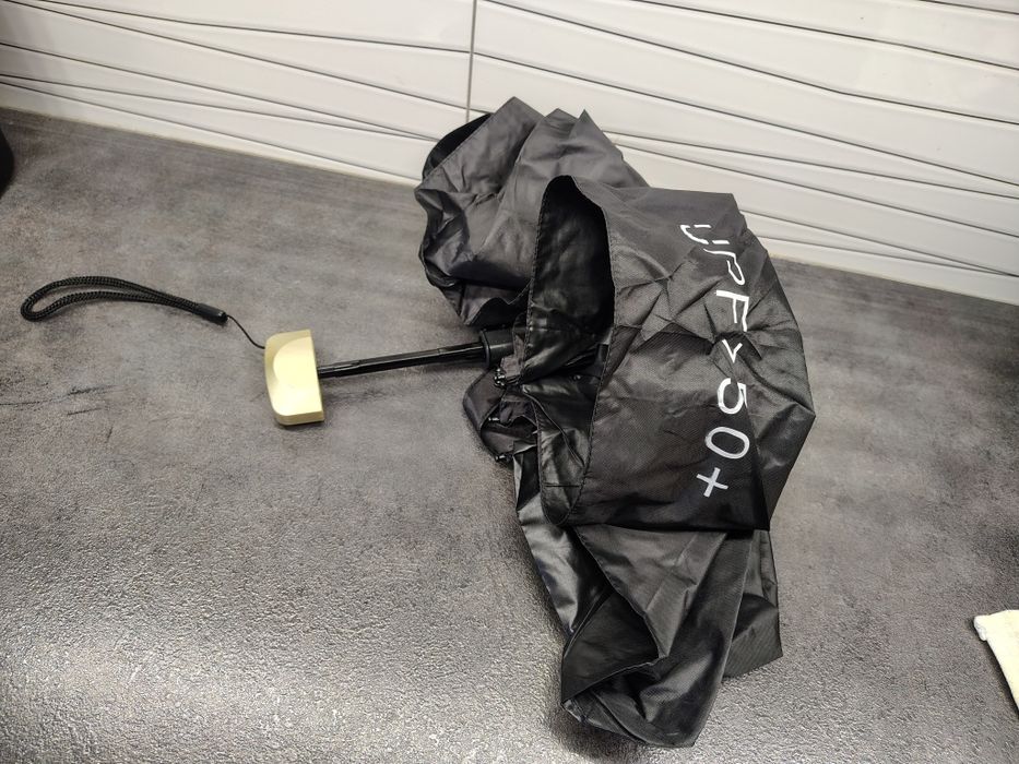 Parasolka mała kompaktowa czarna