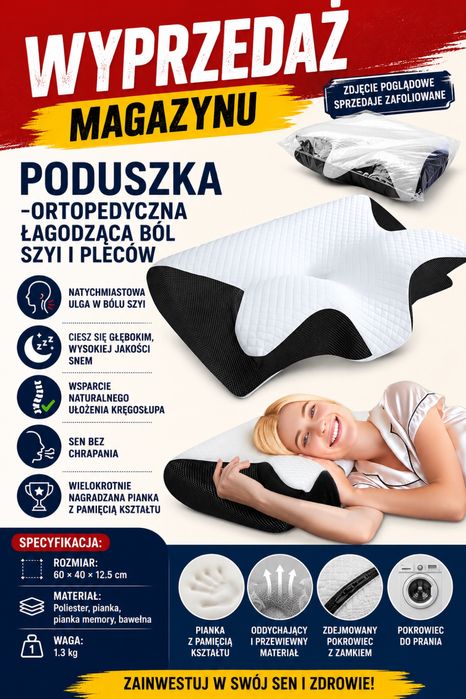 Nowa poduszka ortopedyczna Ortorest