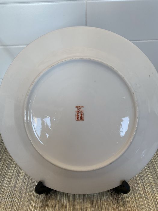Prato de pocelana antigo chines