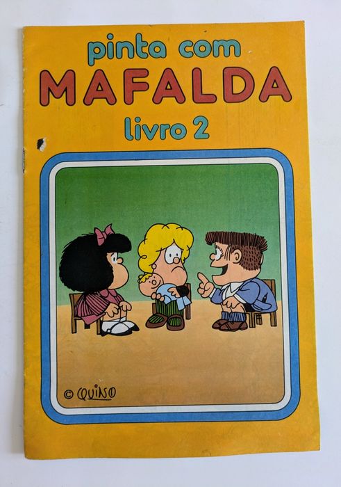 Livro exercícios" Pinta com Mafalda" livro 2, Disvenda