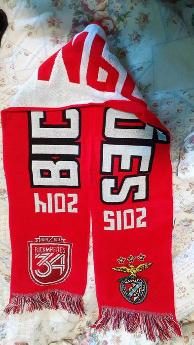 Cachecol benfica bicampeões
