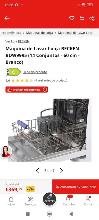 Máquina de lavar loiça