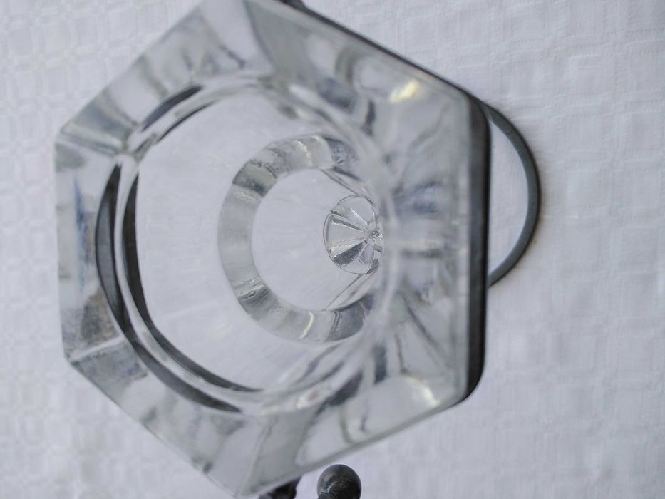 Castiçais Metal Vidro