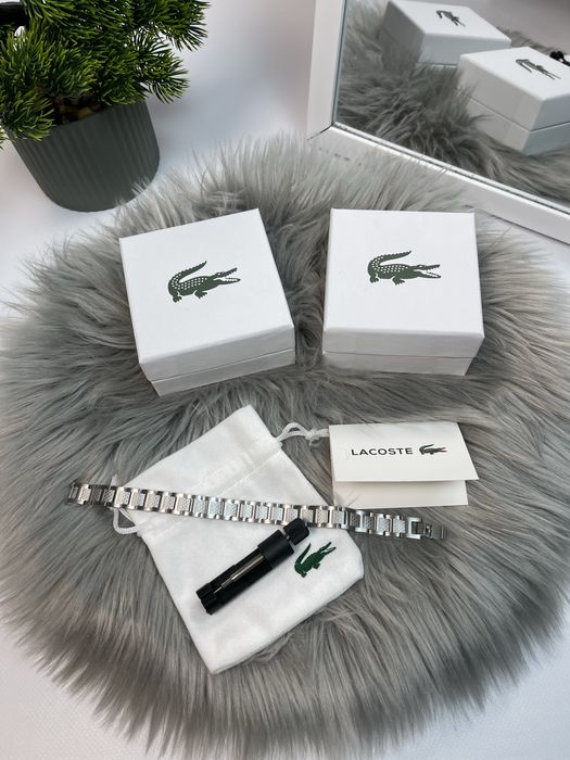 Срібний браслет лакоста | Lacoste