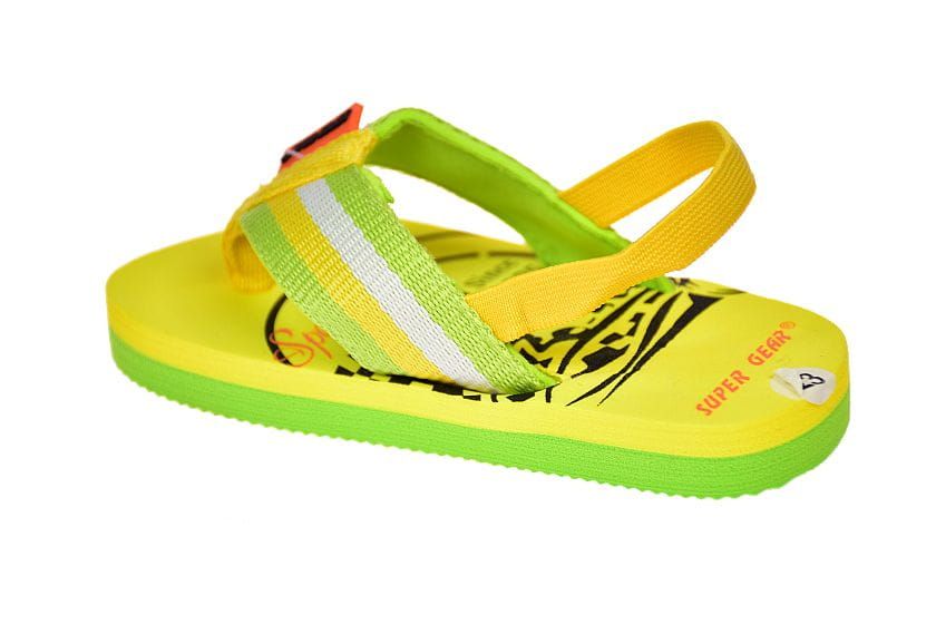 Japonki dziecięce klapki z gumką na piętę A9666 ye rozm 25