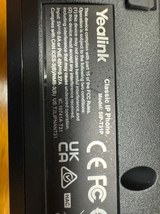 Central Telefónica MITEL + 8 Telefones IP YEALINK