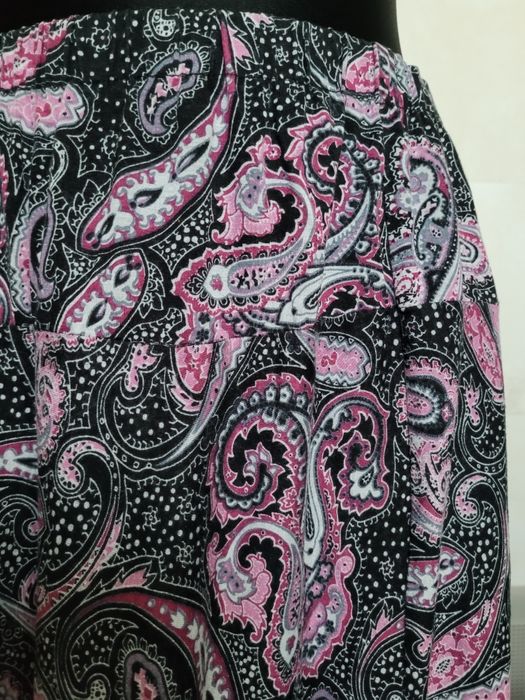Długa spódnica L/XL maxi wzory paisley