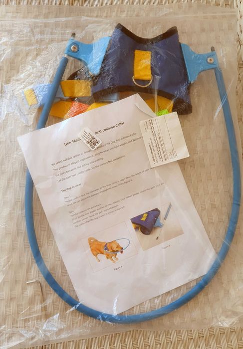 Arnês com Aro para Cão Cego/Deficiente Visual – Tamanho S