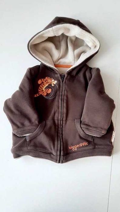 Bluza na suwak George 68-74cm 6-9 miesięcy tygrysek #823