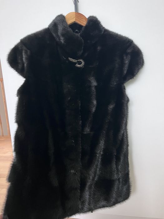 Жилет з хутра норки