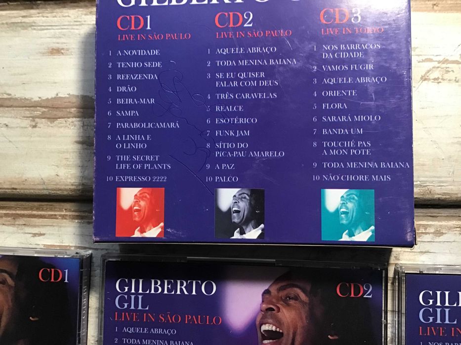 Gilberto Gil - Live - 3 CDs + Box