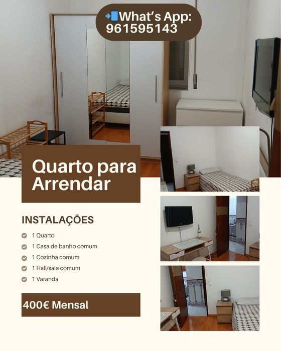 Quarto aluga-se com despesas incluídas