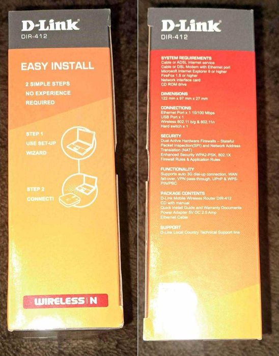 Роутер D-Link DIR-412