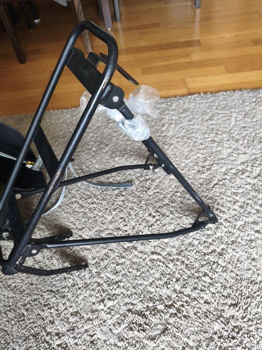 Cadeira e suporte bicicleta
