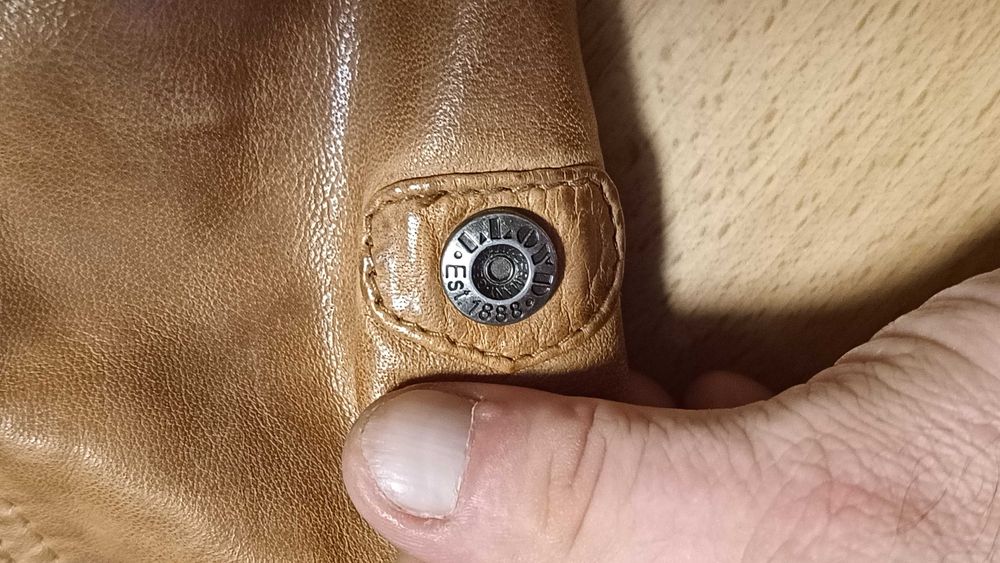 Męska kurtka skórzana LLOYD r.XL stan bardzo dobry