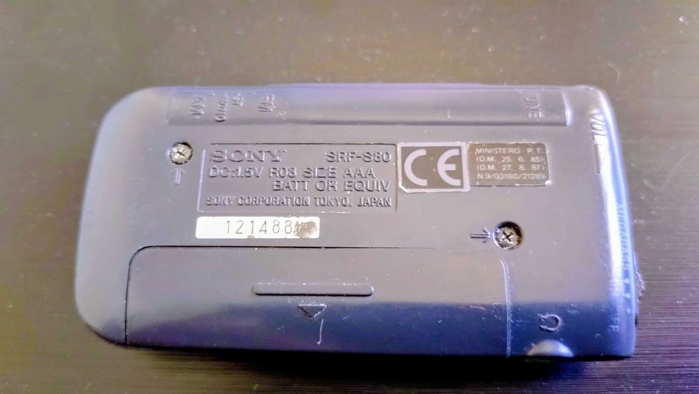Mini Radio Bolso Sony SRF-S80 FM/AM Mega Bass