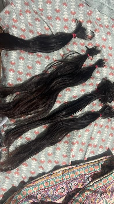 Extensão de Cabelo Brasileiro castanho escuro c/ queratina