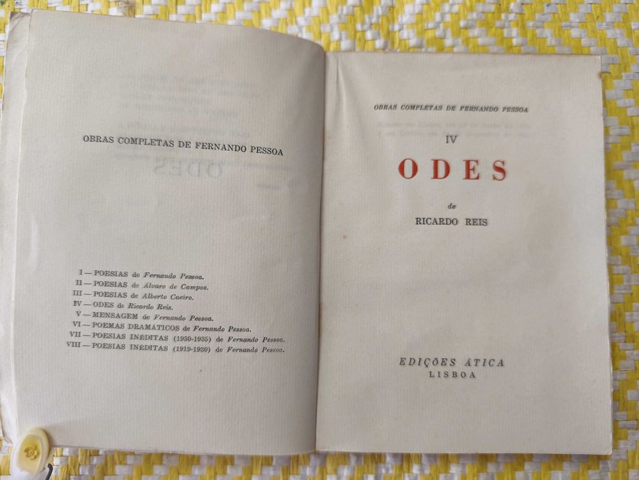 ODES – Ricardo Reis